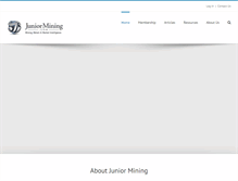 Tablet Screenshot of juniormining.com